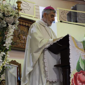 Mons. Gualberti celebró la fiesta de San Martin de Porres.