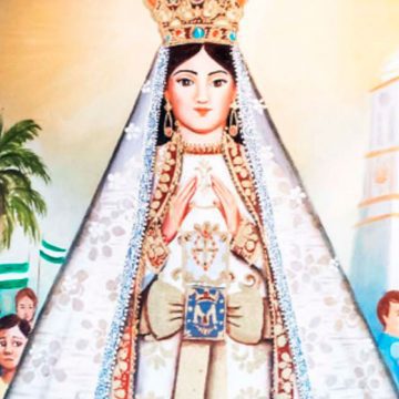 La Imagen de la Virgen María de Cotoca peregrina en Santa Cruz,