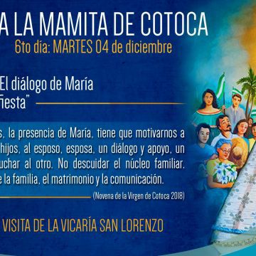 Hoy a la vicaría san Lorenzo toca de visitar el santuario de Cotoca.