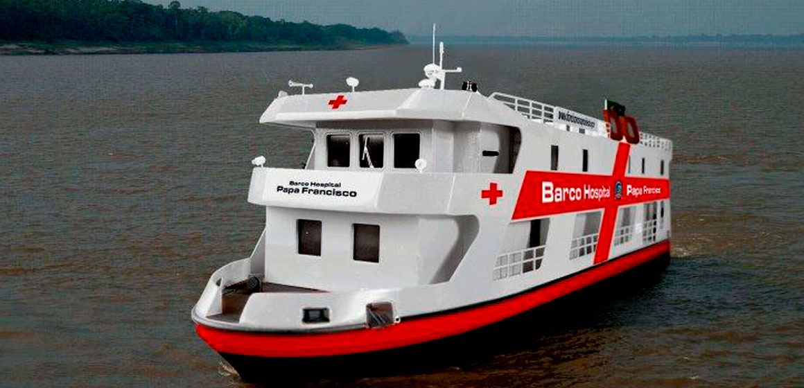 Amazonia. Barco hospital «Papa Francisco»: asistencia sanitaria y Evangelio