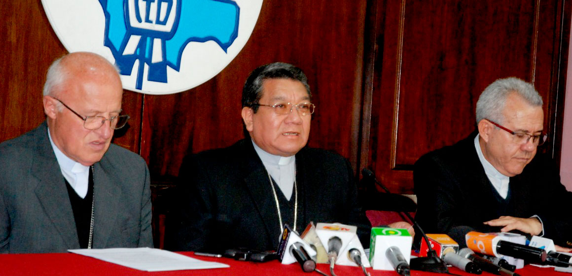 Los Obispos de Bolivia condenan la violencia, hablan de la confrontación y sobre la auditoría.