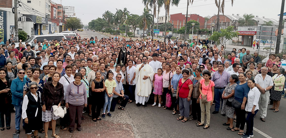 La parroquia San Martín de Porres cumplió 55 años.