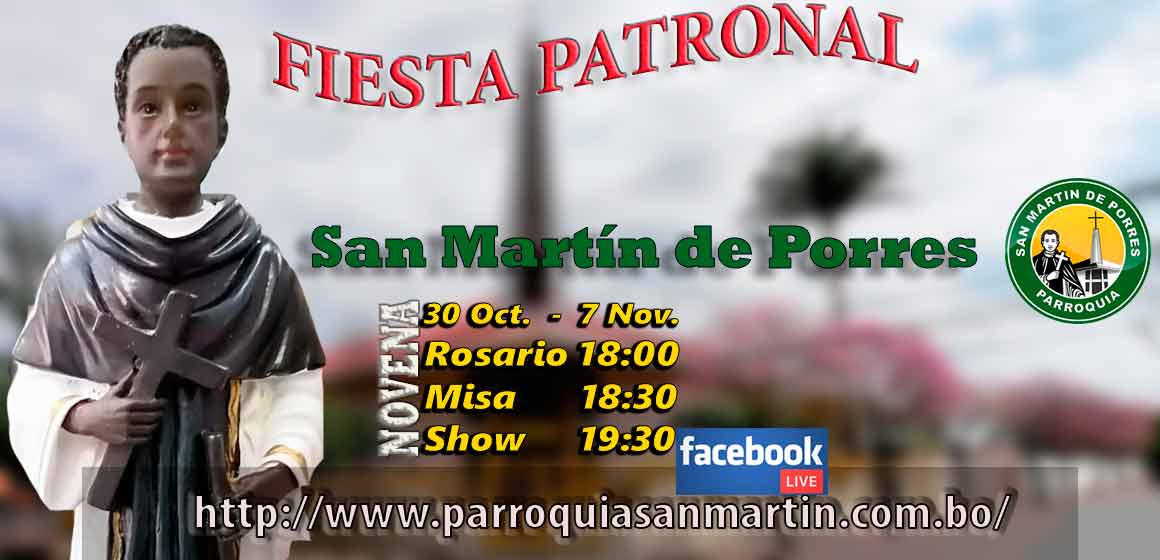 Fiesta Patronal de la Parroquia San Martin De Porres 2020