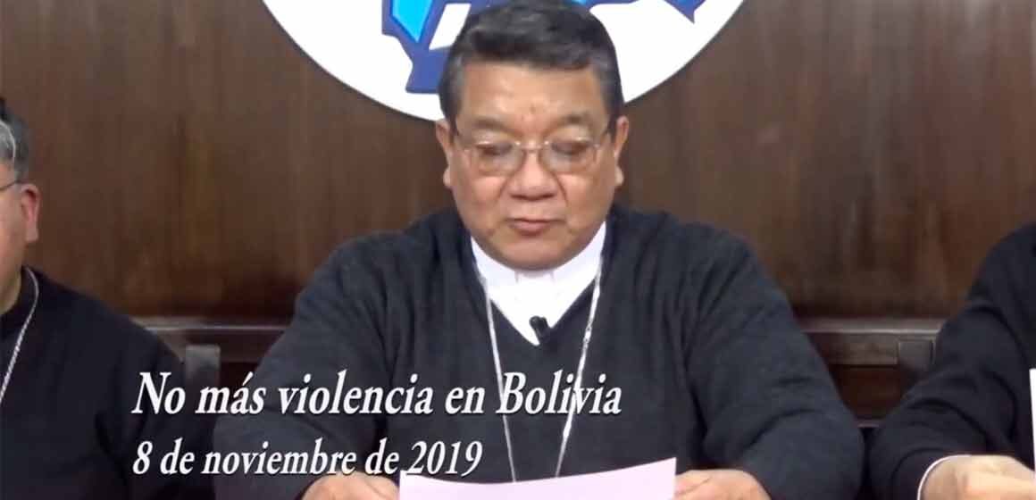 Los obispos de Bolivia recuerdan las intervenciones que hicieron para buscar la paz en Bolivia.