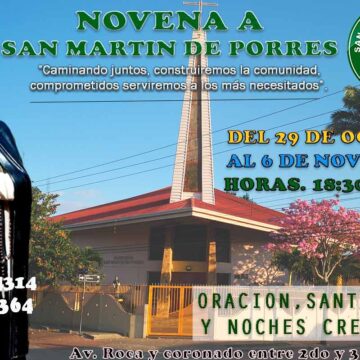 Novena Por El Santo Patrono San Martin De Porres.